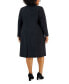 Plus Size Topper Jacket & Sheath Dress Suit