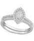 Diamond Marquise Double Halo Bridal Set (1/2 ct. t.w.) in 14k White Gold