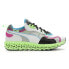 Фото #1 товара Puma Calibrate Restored Spring Lace Up Mens Grey, Off White Sneakers Casual Sho