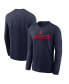 Men's Navy Arizona Wildcats 2024 Sideline Legend Performance Long Sleeve T-Shirt