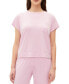Фото #1 товара GapBody Women's Ribbed Short-Sleeve Pajama Top