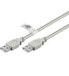 Фото #2 товара Wentronic USB 2.0 Hi-Speed Cable with USB Certificate - Grey - 3m - 3 m - USB A - USB A - USB 2.0 - 480 Mbit/s - Grey