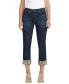 ფოტო #1 პროდუქტის Women's Carter Mid Rise Slim Leg Jeans