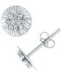 Cubic Zirconia Star Cluster Disc Stud Earrings, Created for Macy's