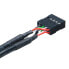 Фото #2 товара Akasa USB 3.0 to USB 2.0 adapter cable - 0.1 m - Black