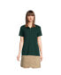 Фото #1 товара Women's School Uniform Tall Short Sleeve Mesh Polo Shirt