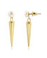 ფოტო #2 პროდუქტის Santana Pearl and Spike dangle earring