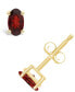 ფოტო #1 პროდუქტის Garnet (1/2 ct. t.w.) Stud Earrings in 14K White Gold or 14K Yellow Gold