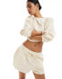 Billabong loosen up beach short co-ord in cream