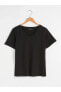 Фото #1 товара Топ LC Waikiki Black Neck Tee