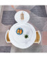 Фото #6 товара Круглый набор столовых для гостиной и спальни Simplie Fun из двух штук в белом цвете из МДФ