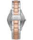 ფოტო #3 პროდუქტის Men's Dante Multifunction Two-Tone Stainless Steel Watch 42mm