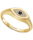 ფოტო #1 პროდუქტის EFFY® Diamond Accent Evil Eye Ring in 14k Gold
