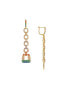 Rainbow Multi Crystal Dangle Earrings