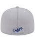 Фото #4 товара Men's Royal/Gray Los Angeles Dodgers Gameday Sideswipe 59fifty Fitted Hat
