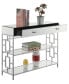 Фото #5 товара Town Square 1 Drawer Mirrored Console Table