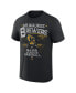 Фото #3 товара Men's Darius Rucker Collection by Black Milwaukee Brewers Beach Splatter T-shirt