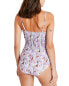 Фото #2 товара Tanya Taylor Kendra Smocked One-Piece Women's Xs