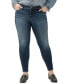 Фото #6 товара Plus Size Elyse Mid-Rise Comfort-Fit Skinny Jeans