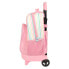 Школьный рюкзак с колесиками BlackFit8 Globitos 33 x 45 x 22 cm Розовый