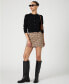 Women's Gina Check-Print Mini Skirt