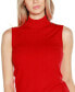 ფოტო #2 პროდუქტის Women's Rivet-Detail Sleeveless Sweater