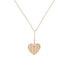 Steel necklace with heart pendant TH2780289