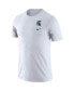 Фото #3 товара Men's White Michigan State Spartans DNA Logo Performance T-shirt