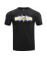 Фото #2 товара Men's Black Minnesota Vikings Retro Striper T-shirt