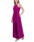 ფოტო #6 პროდუქტის Women's Tie-Waist Wide-Leg Jumpsuit