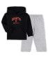 ფოტო #1 პროდუქტის Toddler Boys Black, Gray San Francisco Giants Play-By-Play Pullover Fleece Hoodie and Pants Set