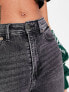 Фото #5 товара Stradivarius super high waist skinny jean in washed black