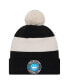 Фото #1 товара Men's Black Charlotte FC 2024 Kick Off Collection Cuffed Knit Hat with Pom