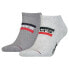 Фото #1 товара LEVI´S UNDERWEAR Low Cut Sportswear Logo Half long socks 2 pairs