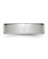 Cobalt Beveled Edge Satin Wedding Band Ring