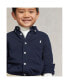 Toddler and Little Boys Featherweight Cotton Mesh Shirt