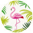 Фото #1 товара Teppich Faro Tropical Flamingo Rund