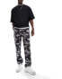 ASOS DESIGN straight fit chino trouser in camo print