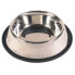 Pet feeding dish Trixie 24855 Bowl Black Monochrome Stainless steel 2,8 L