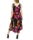 Фото #2 товара Women's Floral-Print A-Line Dress