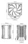 Фото #3 товара Deepcool AS500 Plus - Air cooler - 14 cm - 500 RPM - 1200 RPM - 29.2 dB - 31.5 dB