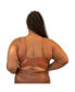 Фото #2 товара Бюстгальтер Naked Rebellion Роскошный кожаный бра-топ полного покрытия nude Shade