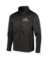 Фото #4 товара Men's Heather Black Minnesota Vikings Freestyle Coated Tech Fleece Full-Zip Jacket