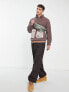 Фото #3 товара Nike Sport Utility half zip polar fleece sweatshirt in brown
