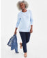 Petite Crewneck Sweater, Created for Macy's