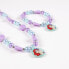 Фото #4 товара Набор из ожерелья и браслетов Disney Princess Фиолетовый бирюзовый 2 Предметы