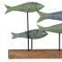 Фото #5 товара Декоративная фигура Зеленый Натуральный Рыбы 56 x 7 x 31 cm