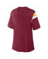 ფოტო #3 პროდუქტის Women's Burgundy Washington Commanders Classic Rhinestone T-shirt