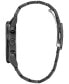 ფოტო #2 პროდუქტის Eco-Drive Men's Chronograph Sport Luxury Radio Control Black-Tone Stainless Steel Bracelet Watch 43mm