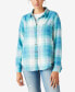 ფოტო #1 პროდუქტის Plaid Boyfriend Shirt